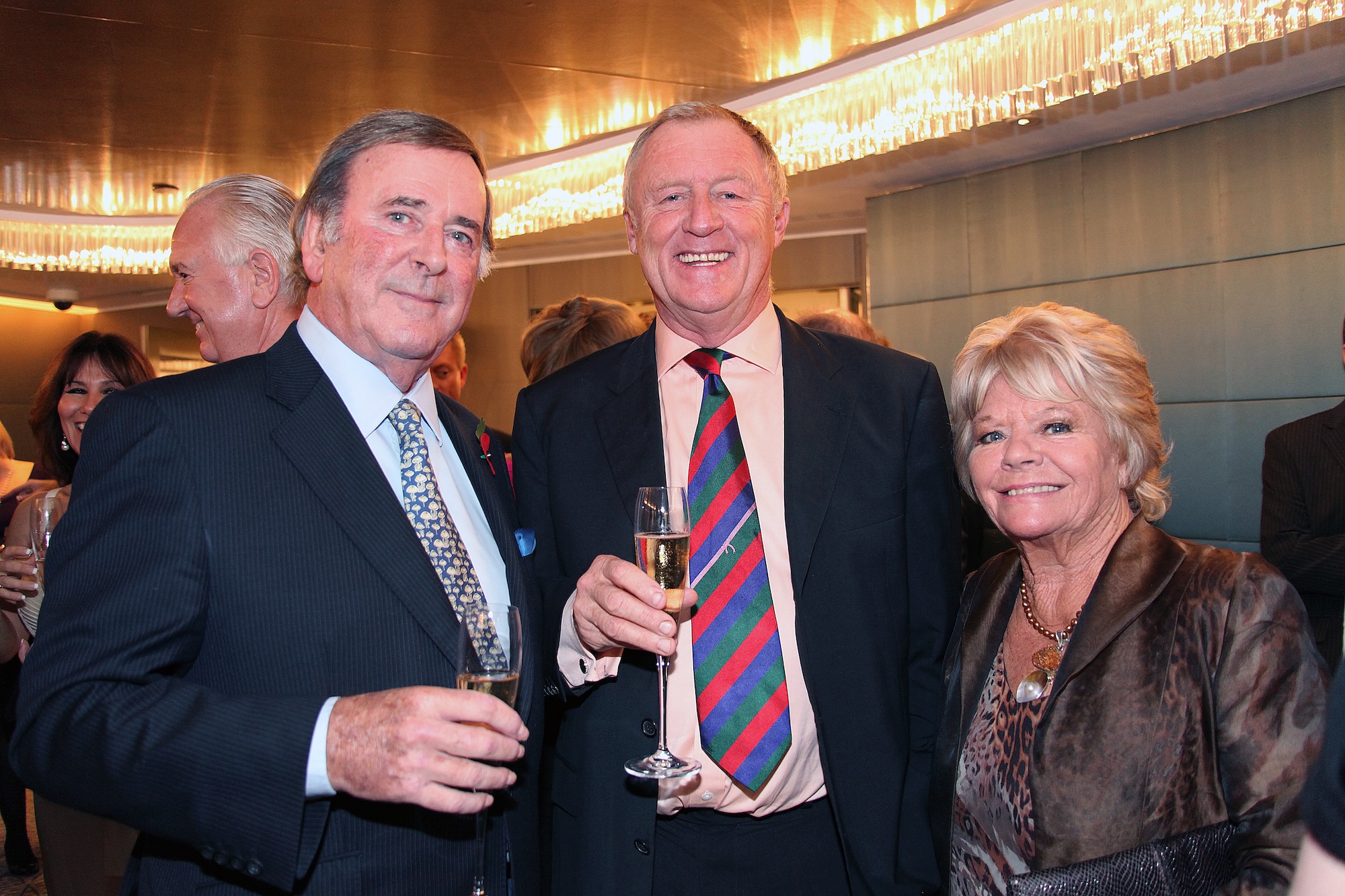 Sir Terry Wogan, Chris Tarrant and Judith Chalmers OBE.JPG