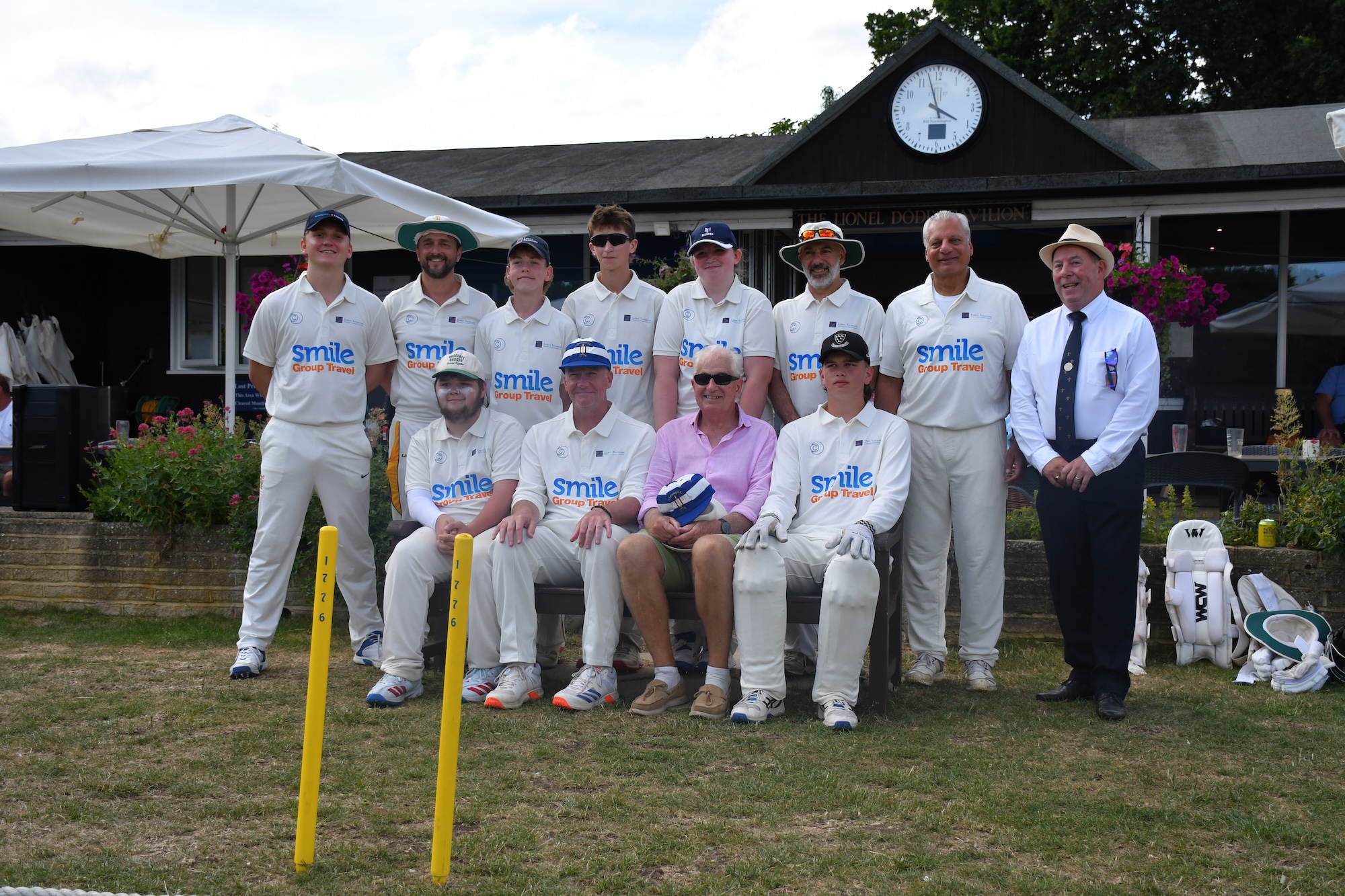 Lord's Taverners XI at Chertsey CC for Middle Stump 250th Anniversary Game.JPG